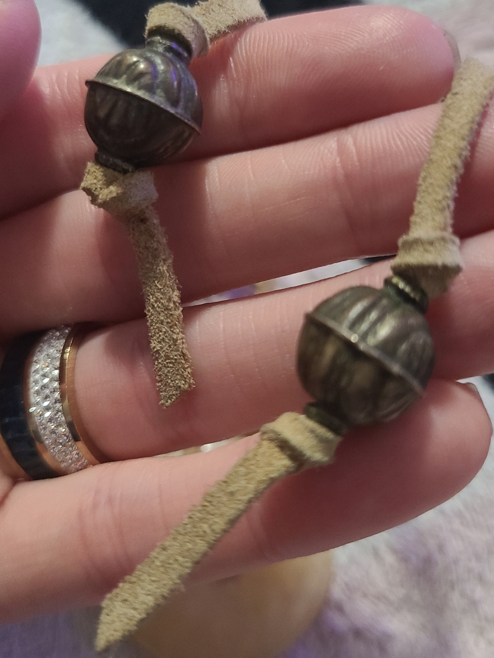 Yellow Jasper Donut Pendent - Picture 6 of 9